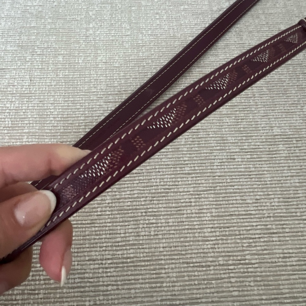 Goyard Burgundy Dog Leash